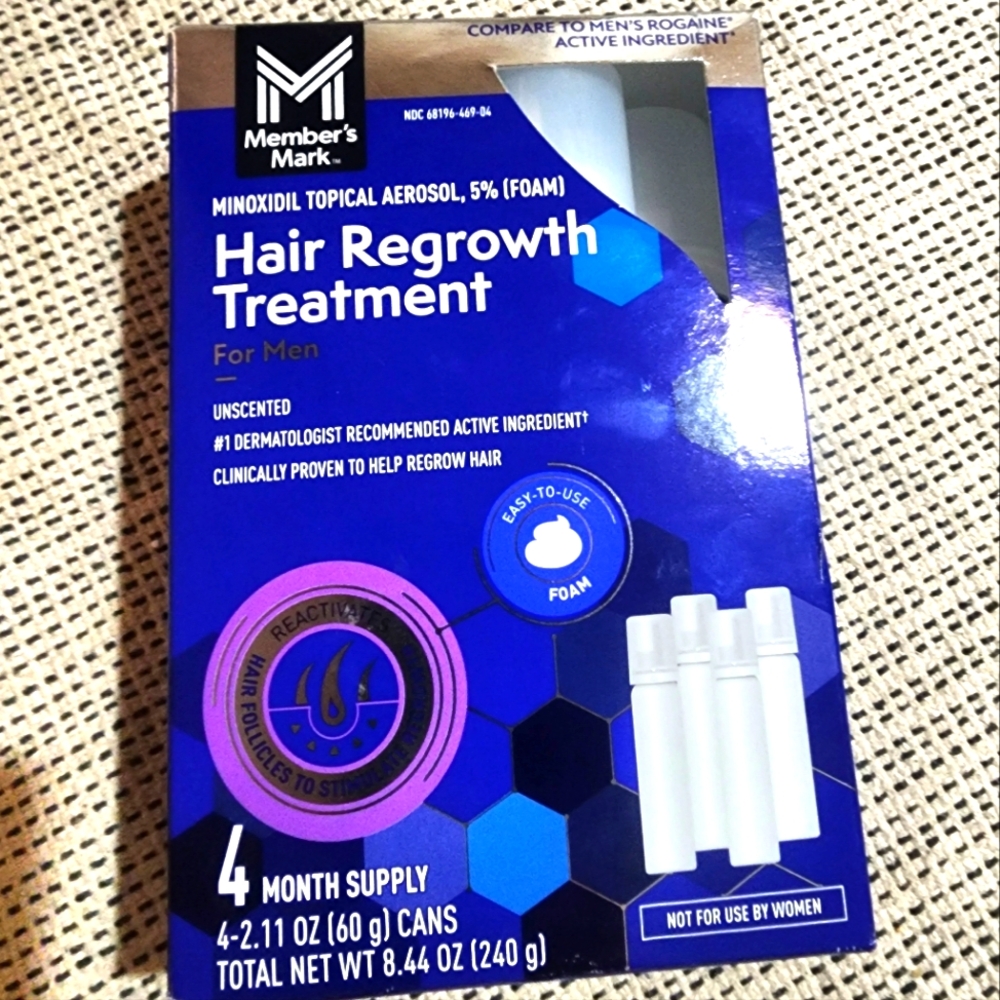 Sam's club members mark hair regrowth for men